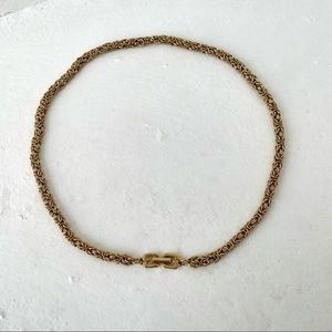 Vintage Givenchy Gold Tone Necklace